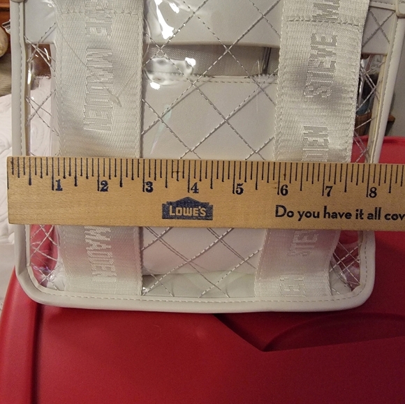 (J9) Steve Madden 3 piece white and clear crossbody set - Picture 8 of 9